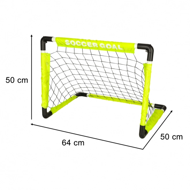 Football Goal Set with Ball and Pump