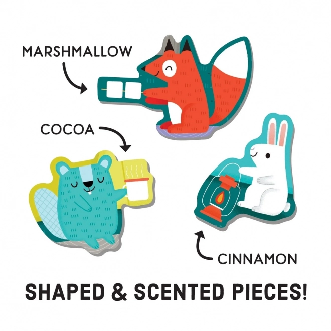 Animal Friends Around the Campfire Fragrant Puzzle