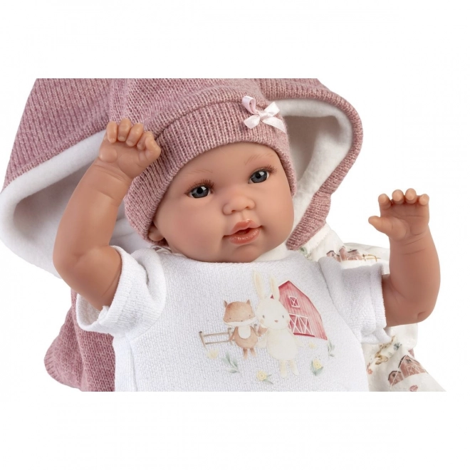 Realistic Baby Doll with Sounds - Soft Body 36 cm