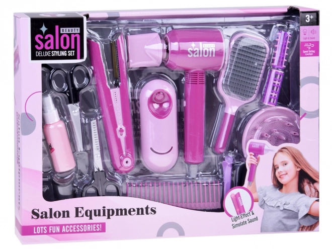 Small Hairdresser Set - Hairdryer and Straightener Accessories