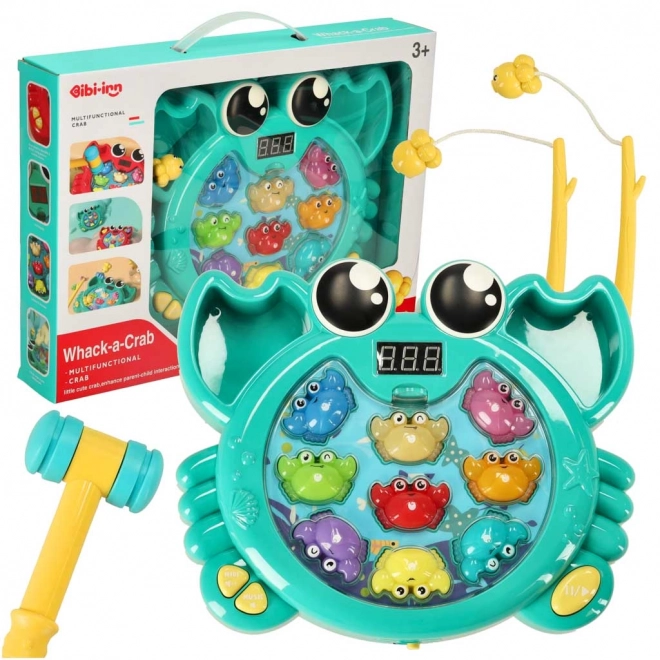 Sensory Toy Hammer Fishing Game 2-in-1