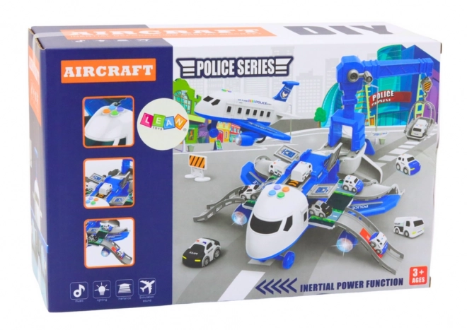 Interactive Police Airplane 2-in-1 DIY Playset