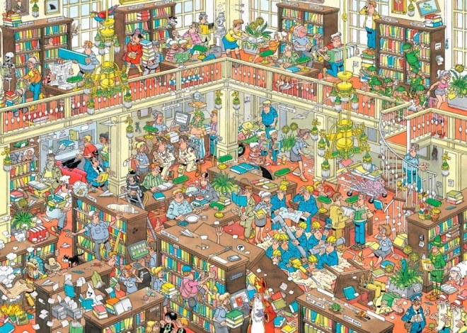 Jumbo Puzzle Jan Van Haasteren Library 1000 Pieces