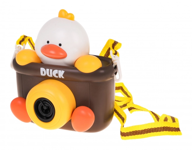 Bubble Camera with Duck for Kids 3+