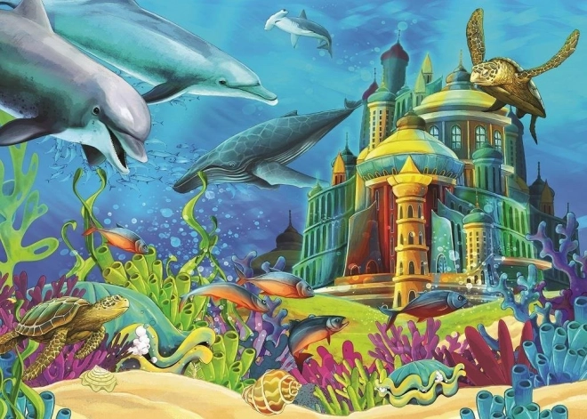 Art puzzle underwater castle - 150 pieces