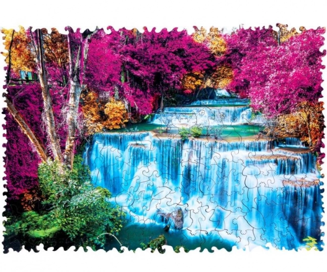 Wooden Colorful Puzzle - Colorful Waterfall