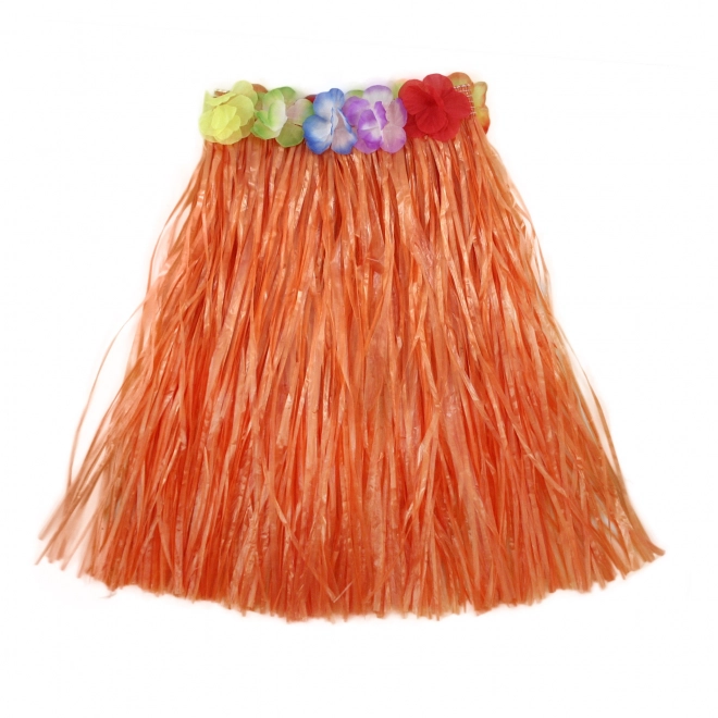 Hawaiian Skirt for Kids Orange