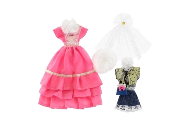 Doll Dress Set with Accessories