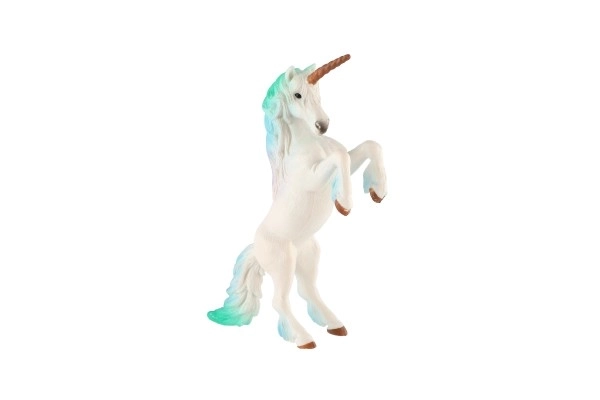 White and Blue Unicorn Toy