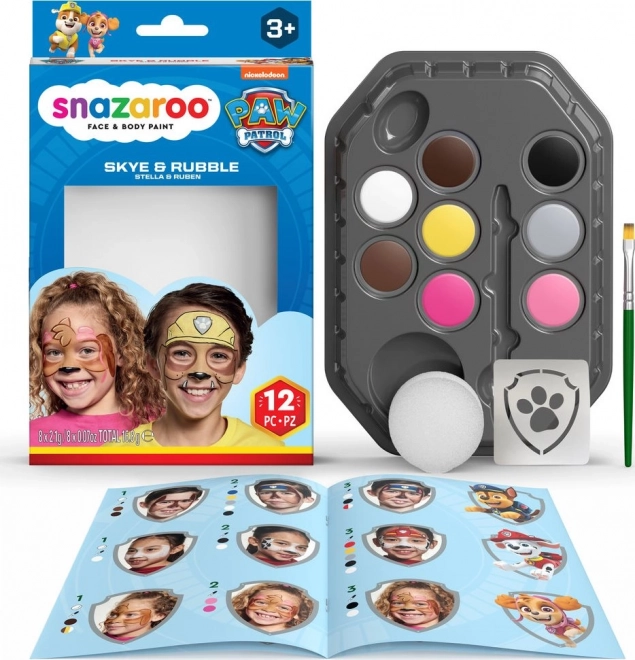 Snazaroo Face Paint Set Paw Patrol Skye & Rubble