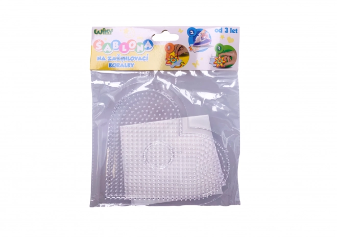 Heart Shaped Ironing Bead Template