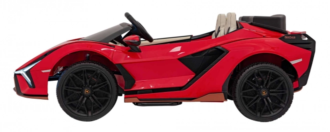 Ružové vozidlo Lamborghini Sian – Červené