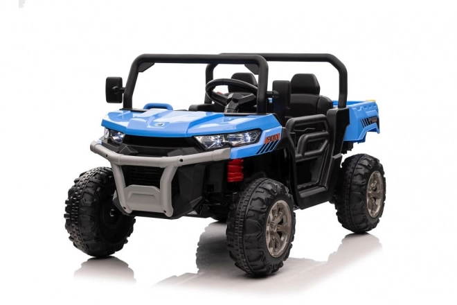 Blue Battery Operated Ride-On Car 4x4