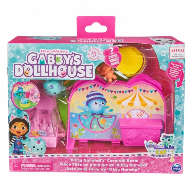 Gabby's Dollhouse Carnival Playroom Set