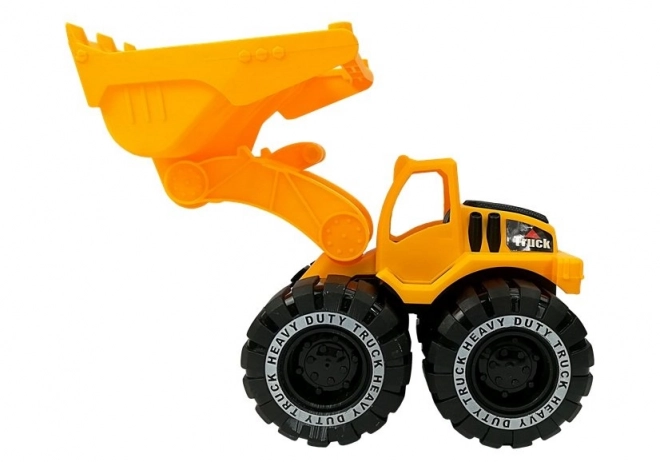 Dump Truck with Trailer and Bulldozer Construction Set