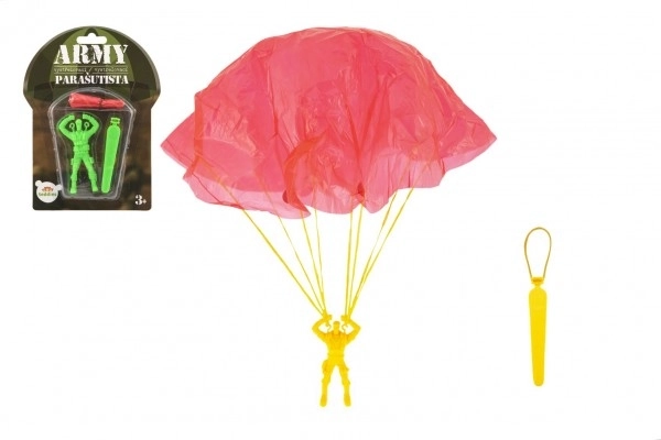 Parachutist Figure with Parachute 9cm