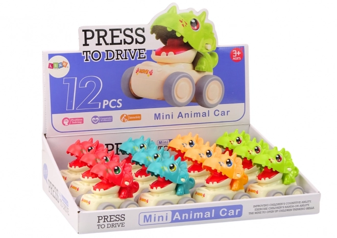 Dinosaur Push-and-Go Toy Car for Toddlers