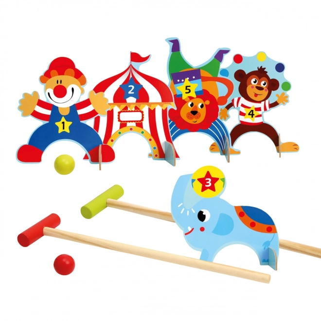 Bino Children's Circus Croquet Set