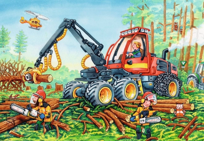 Ravensburger Puzzle Heavy Machinery in Action Set