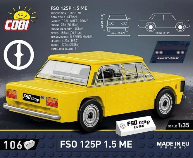 Cobi model kit FSO 125P 1.5 ME