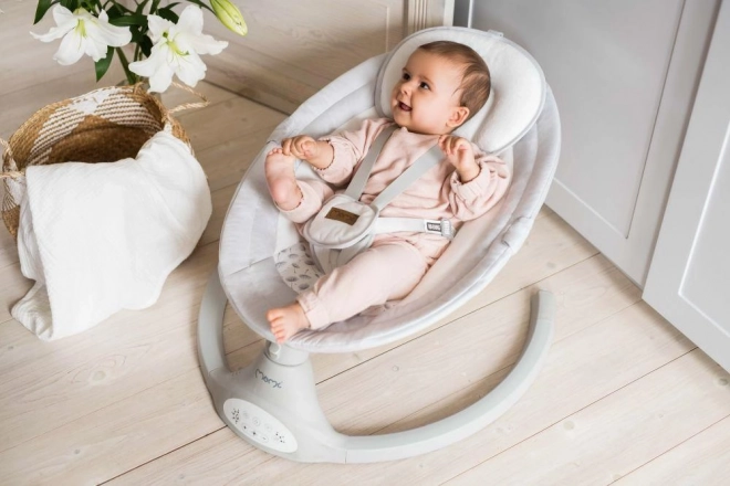 Electric Baby Swing MoMi Kenani Dark Grey