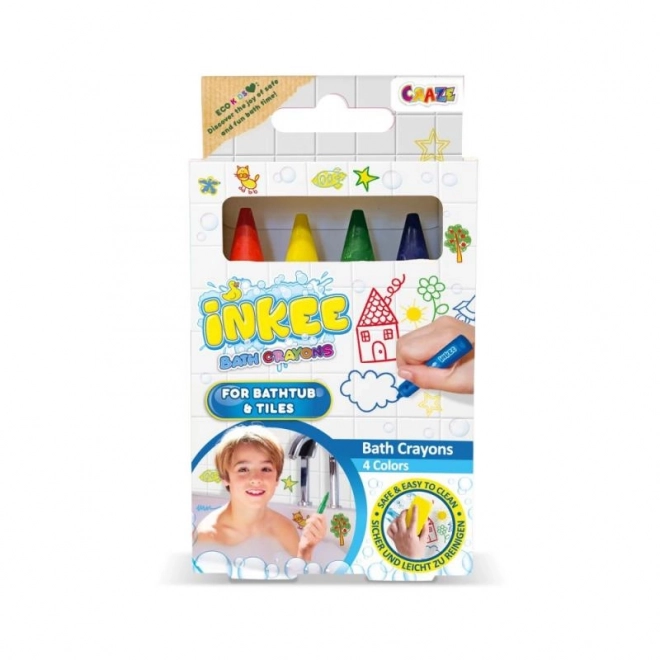 Inkee Bath Crayons Set