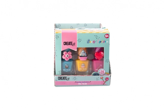 Set di smalti per unghie con ciondolo Candy