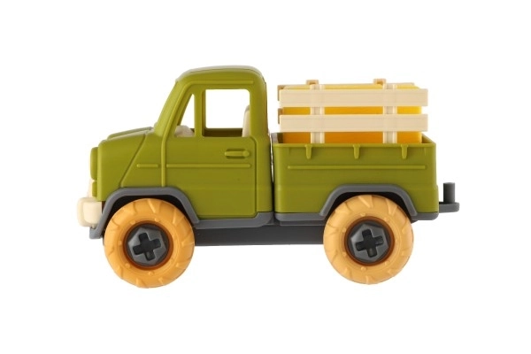 Screwable Plastic Truck Toy with Screwdriver