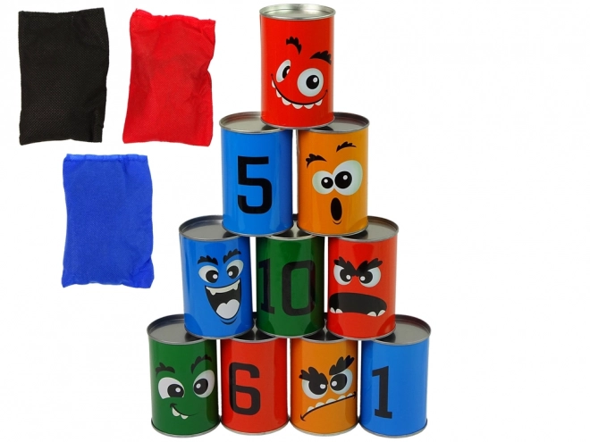 Tin Can Toss Game for Kids