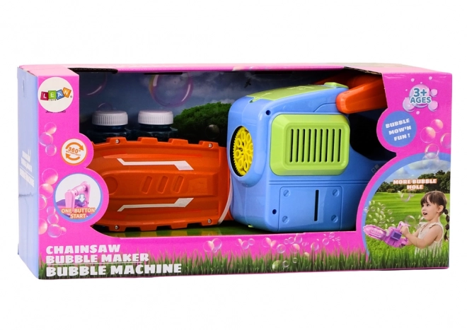 Bubble Machine Chainsaw Blue