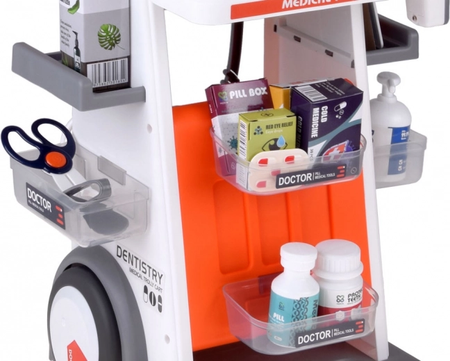 Mobil rullevogn med opbevaringsrum