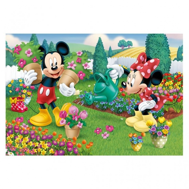 Mickey and Minnie Puzzle Set