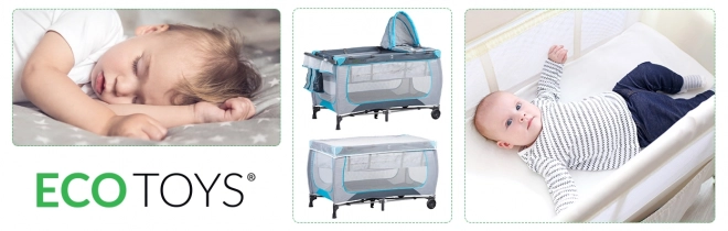 Ecotoys Travel Cot with Changing Table