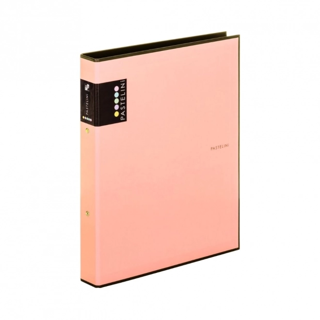 Pastelini peach ring binder A4