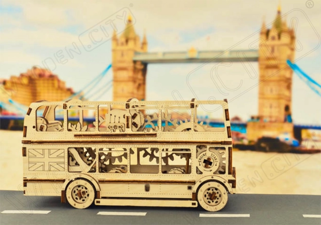 Wooden 3D Puzzle - London Bus