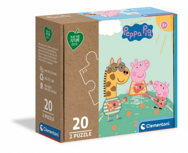 Clementoni Play for Future Peppa Pig Puzzle Set