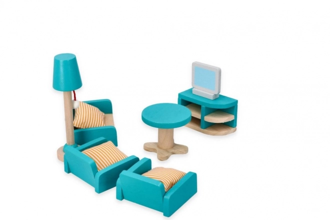 Scandinavian Style Dollhouse Furniture Set