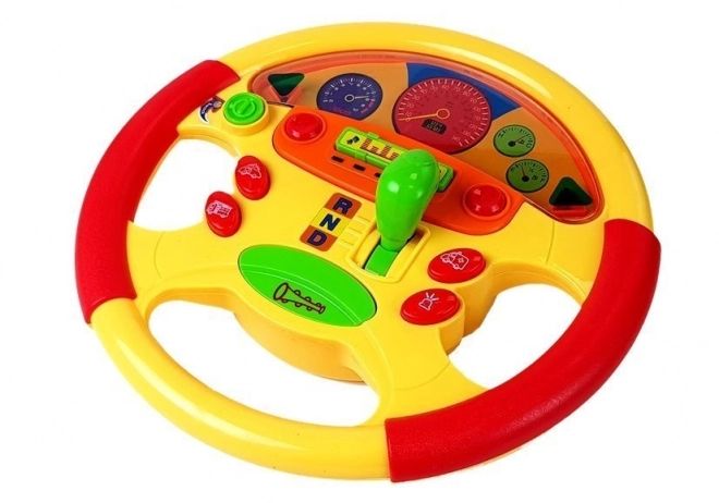 Educational Baby Steering Wheel with Light and Sound Effects