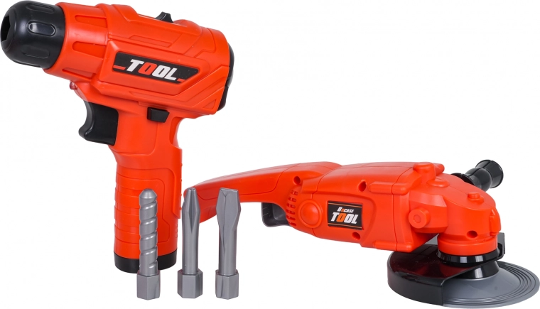 Electric drill with light and sound