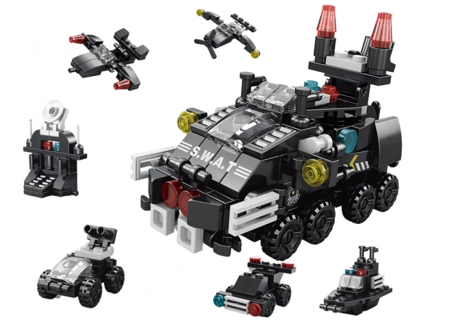 armored vehicle constructor set 6-in-1