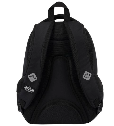 School Backpack with 3 Compartments St. Right 25L Black