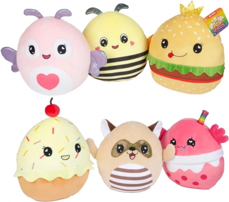Plush Animal and Food 21x25cm