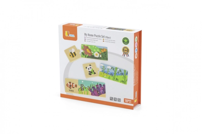 Wooden Animal Habitat Puzzle