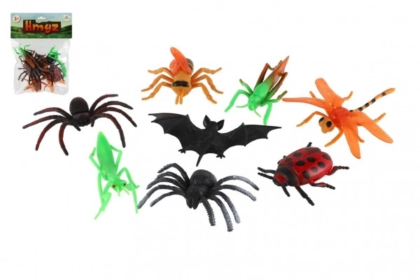 Realistic Insect Figures Set