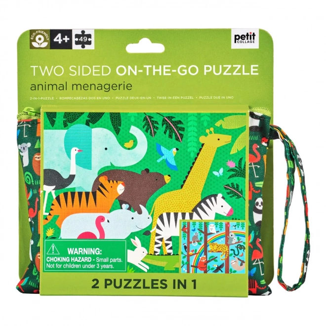 Double-Sided Jungle Puzzle