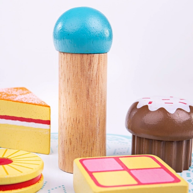 Bigjigs Toys Cake Stand with Treats