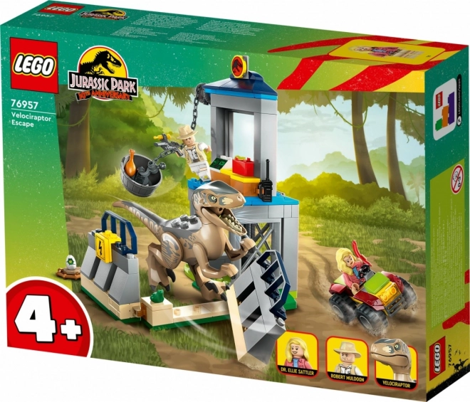 Lego Jurassic World Velociraptor Escape