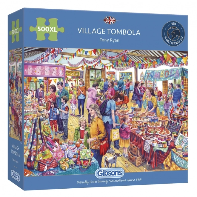 Gibsons Village Raffle Puzzle XL 500 Pieces