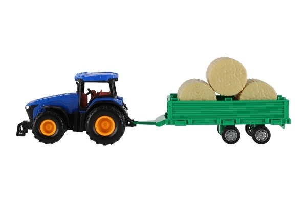 Tractor with Trailer and Bales Toy