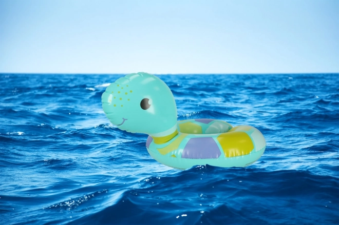 Inflatable Swimming Ring Turtle Design for Kids